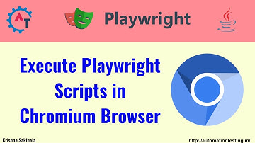 #6  Run Playwright Script with Chromium | How to Execute Playwright Script in Chromium Browser