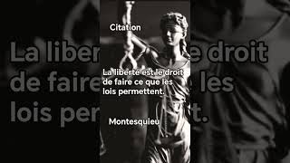 La liberté est le droit ... / Montesquieu #citation#philosophiel#montesquieu #liberté#étatdedroit