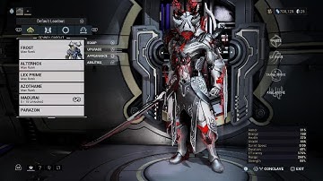 Warframe: My blood frost fashion Frame