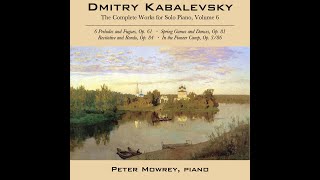 Kabalevsky: 6 Preludes and Fugues, Op. 61