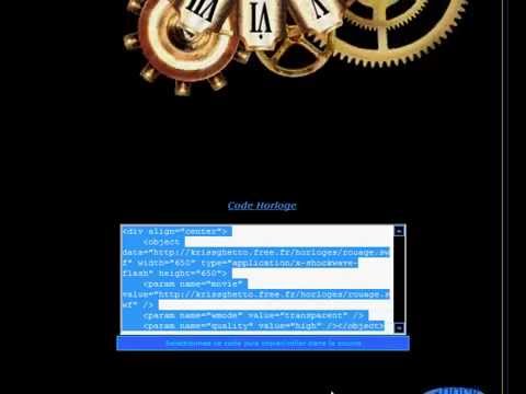 Vidéo: Comment Insérer Une Horloge Dans Un Blog