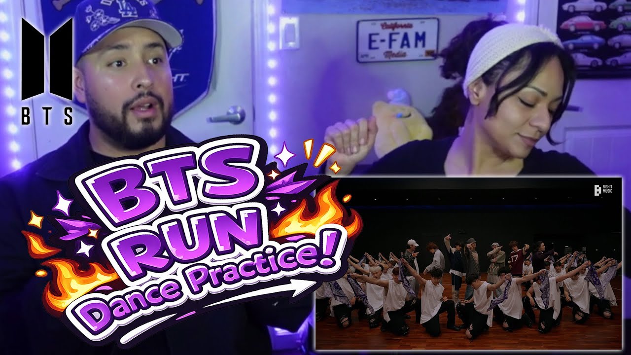 Reacting to BTS (방탄소년단) '달려라 방탄 (Run BTS)' Dance Practice!