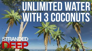 Stranded Deep: How to Prevent Dehydration with an Infinite Coconut Drink Trick!