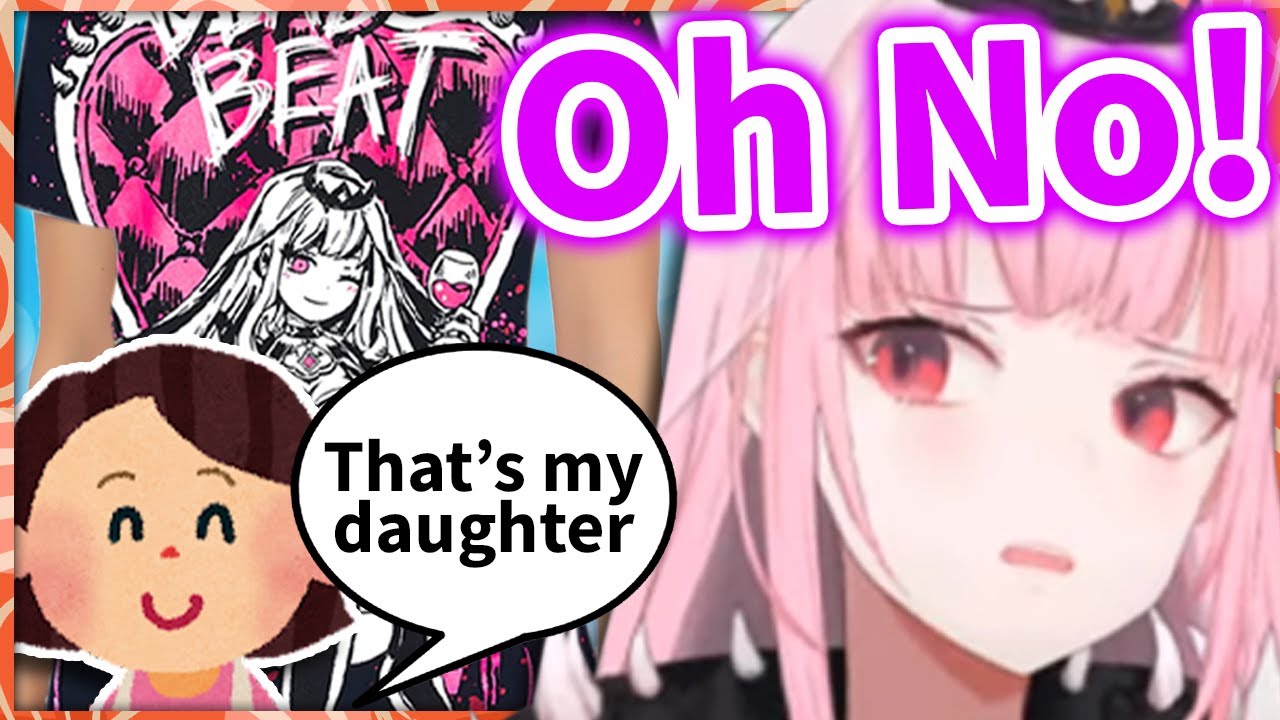 Calli's Family Wears her Merch and Tells Everyone that she's their Daughter  【HololiveEN】