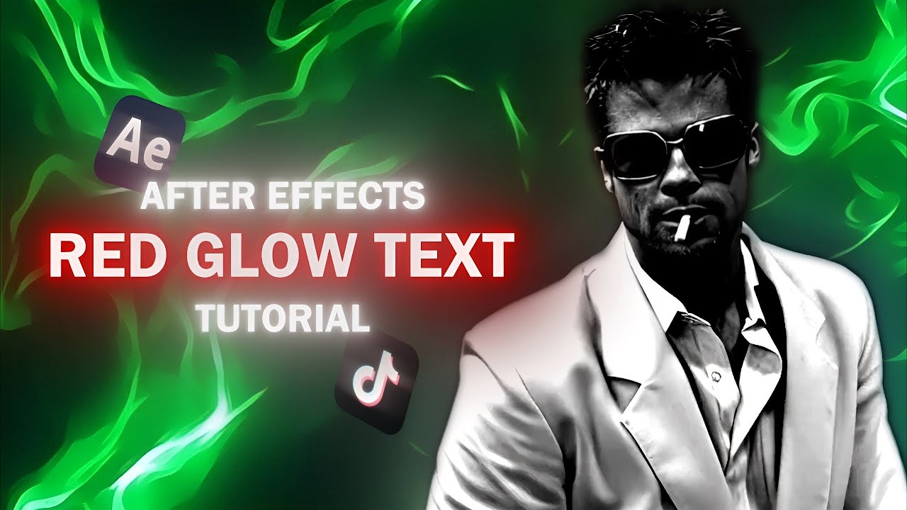 Red Glow Text in After Effects | After Effects Tutorial - YouTube