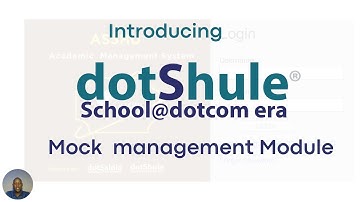 dotShule Mock examination management Module