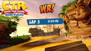 [CTRNF] Crash Cove 24:95 Tied Lap World Record