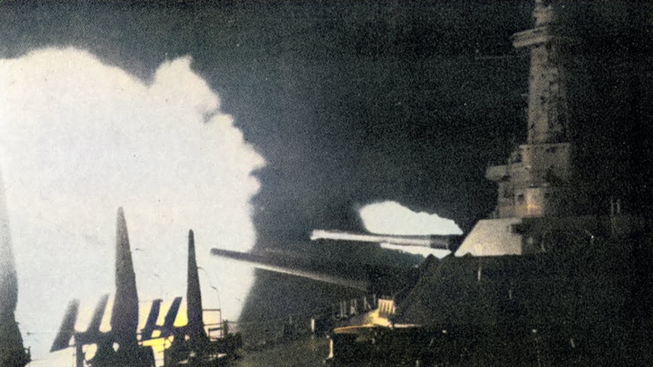 USS Washington Sank Japanese Battleship At Night With 9 Hits In 7 Minutes Using Radar