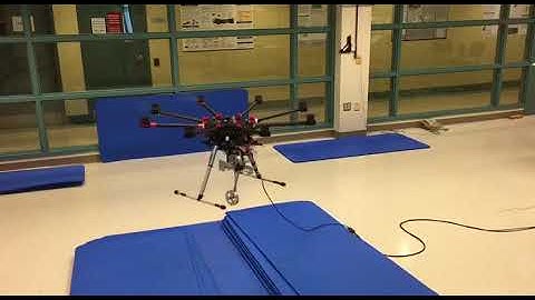 UAV Manipulator Test Flight