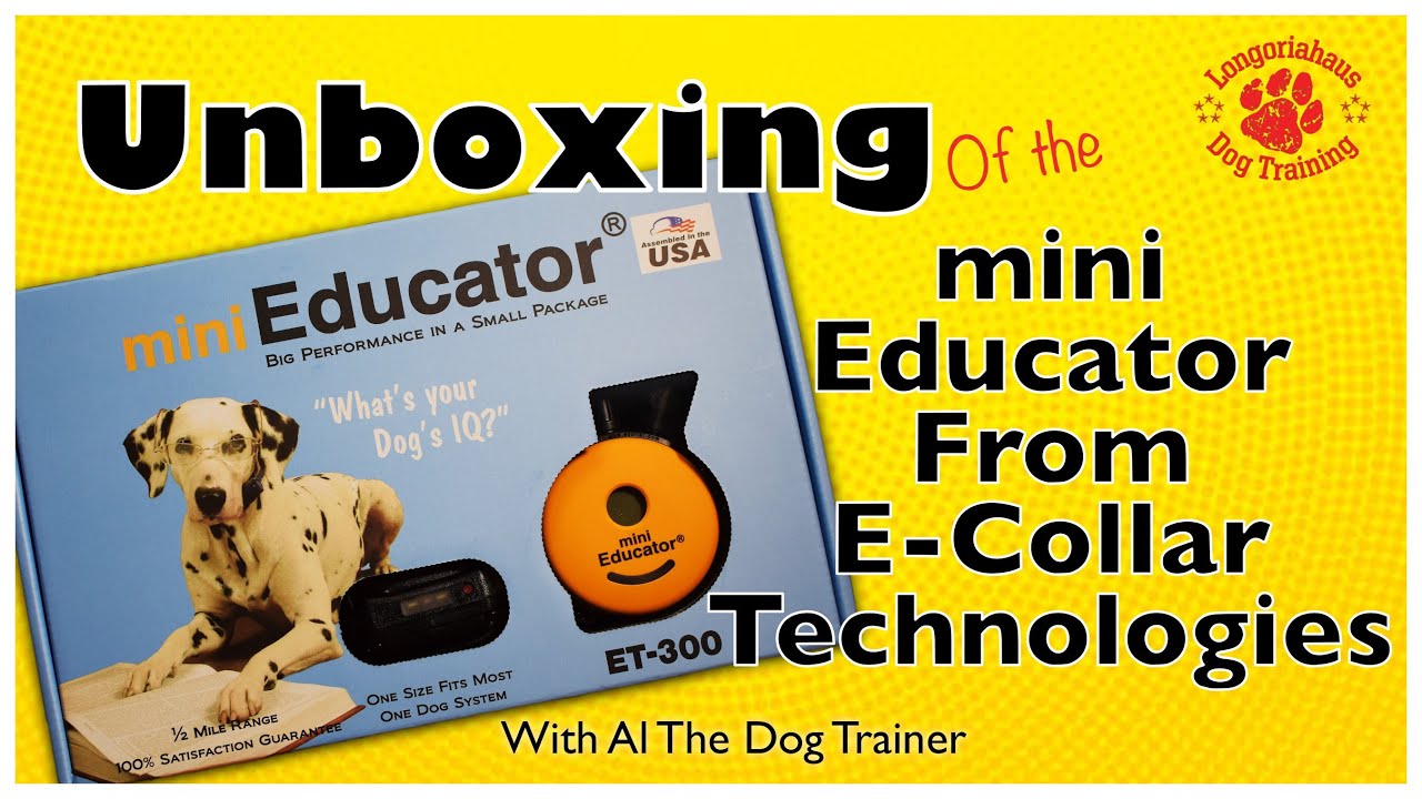 Unboxing the mini Educator from E-collar Technologies! Model ET-300