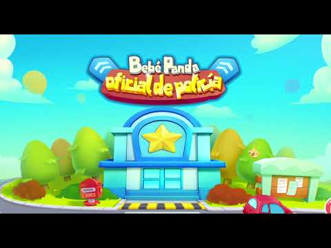 Bebé Panda oficial de policía (Musica de juegos)