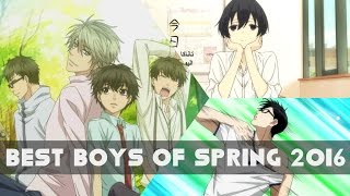 Best boys of spring 2016 anime!