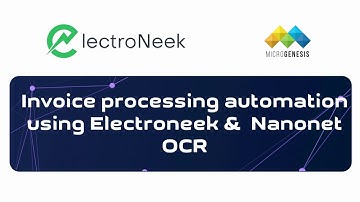 Invoice Processing Automation Using Electroneek and Nanonets OCR