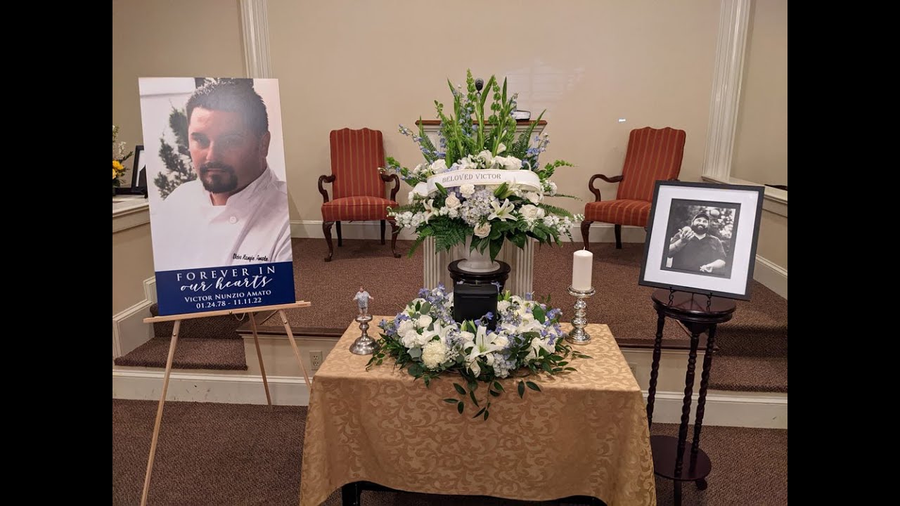 Victor Nunzio Amato's Memorial Service - November 21, 2022 - YouTube