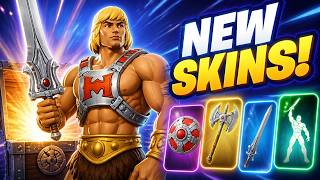 Early Look at the NEW He-Man Skins & Emotes!