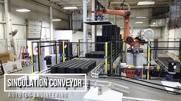 Depalletizer & Singulation Conveyor | Autotec Solutions