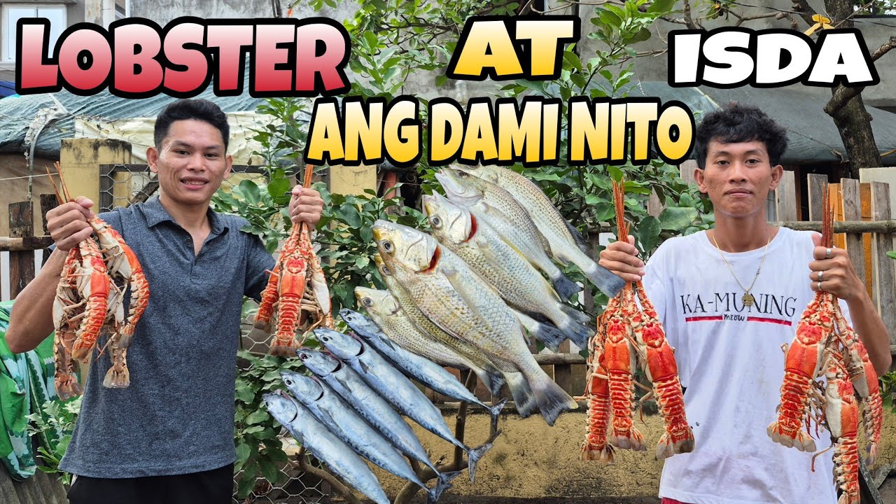 ANG DAMING LOBSTER AT ISDA | ANG PAGLILINIS NG ISDA AT LOBSTER MARAMING SALAMAT PO