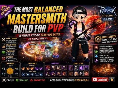 The Most Balanced Mastersmith Build for PVP Ragnarok Origin Classic thumbnail