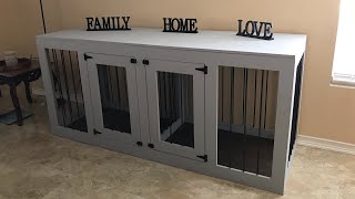 How to Build an Indoor Dog Kennel DIY // StepbyStep Tutorial