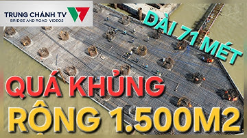 Trụ cầu Đại Ngãi 1 rộng 1.500 mét vuông, cần 1.400 tấn thép lớn thứ hai ở ĐBSCL khủng cỡ nào?