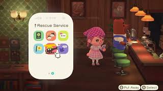What happens when you call Rescue Service while Don Resetti is in the Roost