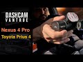 Installation dashcam vantrue n4 pro dans une toyota prius 4 de vtc