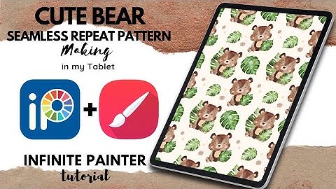 INFINITE PAINTER | How to make Easy Repeat pattern,  Beginners seamless pattern tutorial