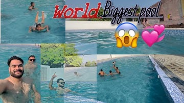 🤩CRAZY POOL PARTY | Biggest Pool 😱 | 9497wale | Only 100₹Entry  💵 😱