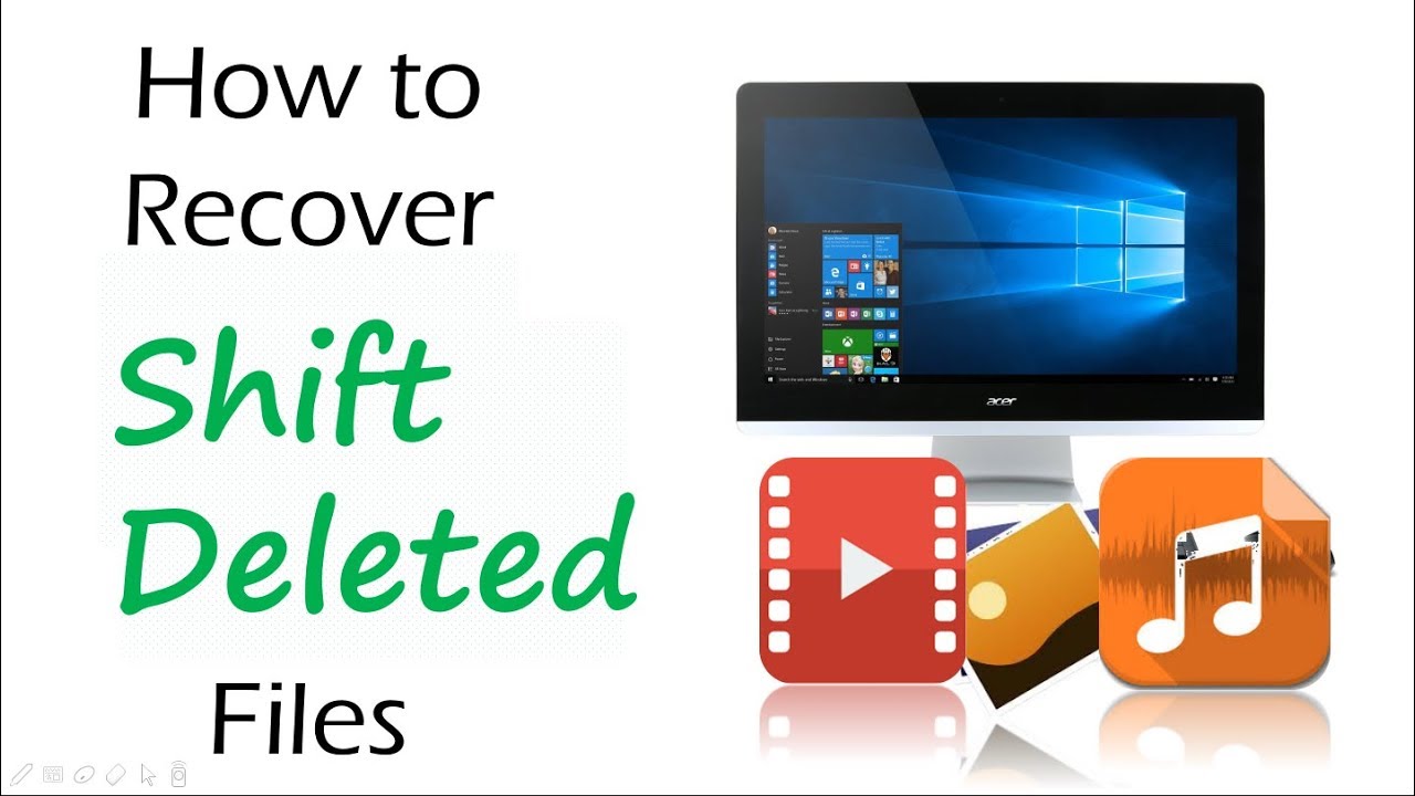 How To Recover Shift Deleted Files In Windows 7 8 10 YouTube