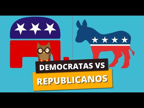 Vídeo: EUA Republicanos e Democratas: a diferença. Como os republicanos são diferentes dos democratas?