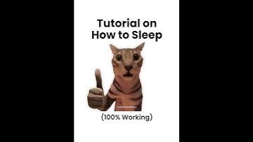 How to Sleep 😴
