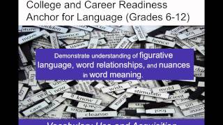 Sadlier Webinar- Vocabulary Instruction and the Common Core State Standards