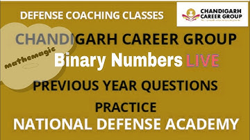 Binary Number PYQ (2019-2010) NDA MATHEMATICS By SANDEEP Sir what is binary number system