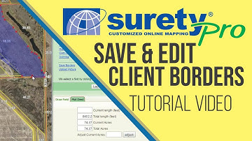 Saving and Editing borders in Surety® Pro