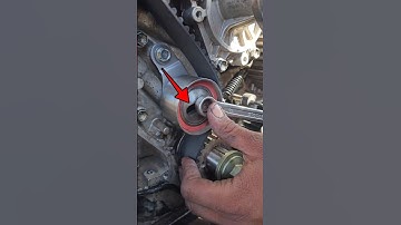 Timing belt bearing adjusting! #youtube #shorts #foryou