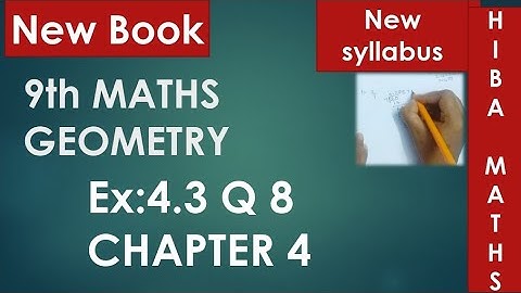 9th maths chapter 4 exercise 4.3 question 8 tn samacheer Hiba maths