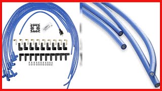 ACCEL 4039B Spark Plug Wire Set - Super Stock Copper Core 8mm - 90 Deg. Boots - Blue