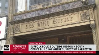 Large police presence at Manhattan building where Rex Heuermann was arrested