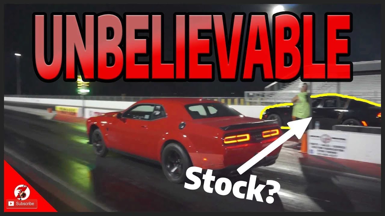 vlogs in spanish Bone Stock Hellcat beats a Dodge Demon!