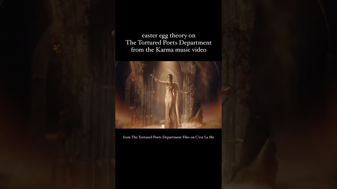 are there TTPD Easter eggs in the Karma music video? 👀 #taylorswift @TaylorNation
