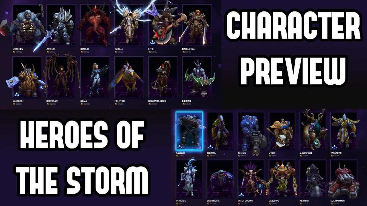 best heroes of the storm characters best heroes of the storm characters