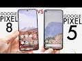 Google Pixel 8 Vs Google Pixel 5! (Comparison) (Review)