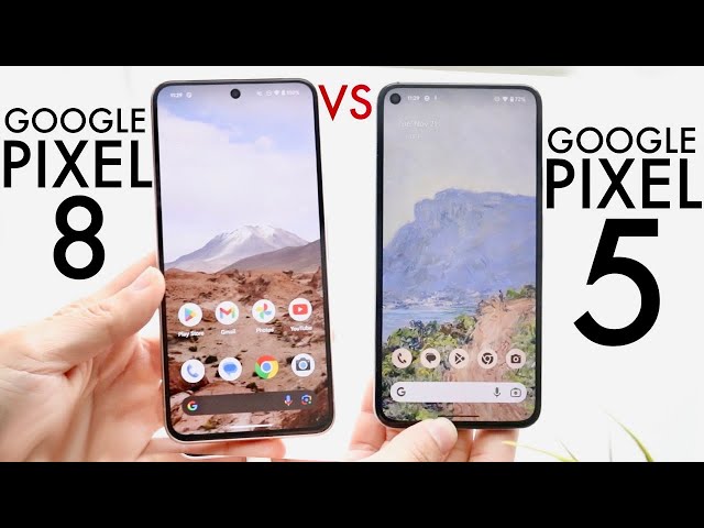 Pixel 8 vs Pixel 5 Size Comparison : r/pixel_phones