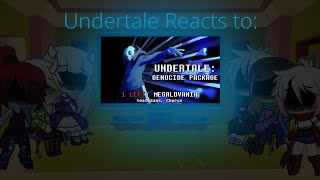 Undertale Reacts to: Undertale Genocide Package  Megalovania (Gacha Life)