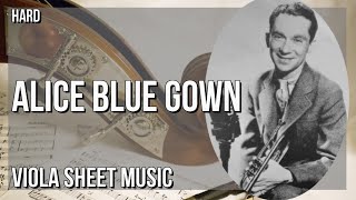 Viola Sheet Music: How to play Alice Blue Gown by Red Nichols & His Five Pennies