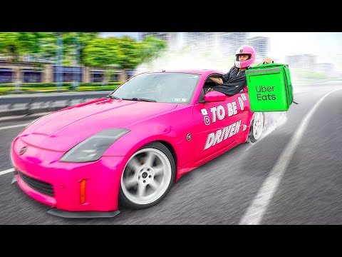 Uber Eats In My Drift Car POV
