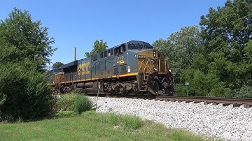 CSX ES44AH 712 w/ Sharp K5HL Leads Loaded Coal C904-13 on 8/14/22