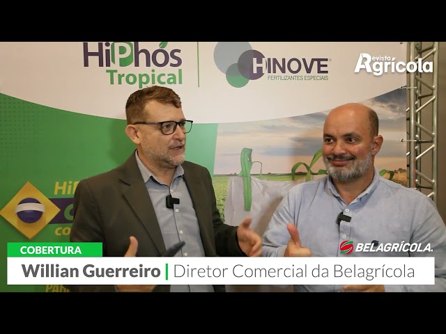 Willian Guerreiro - Diretor Comercial da Belagrícola  Lançamento HiPHós Tropical