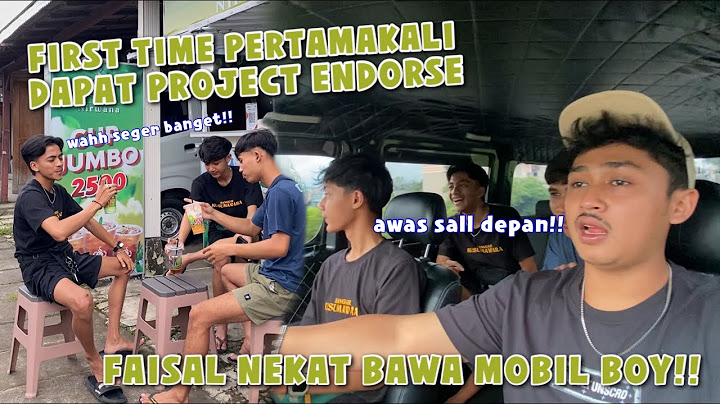 FIRST TIME TIM KUSUMAWARA DAPAT PROYEK ENDORSE !!