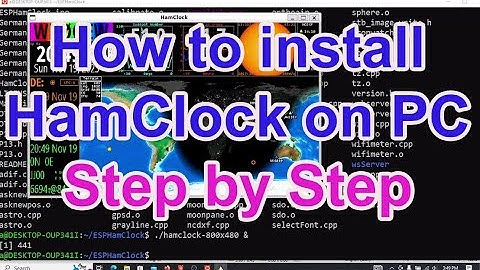 How to install HamClock on Windows 10/11 - Step-by-step guide (no sound/music)